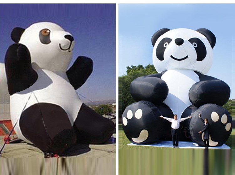 礼纪镇充气熊猫展示